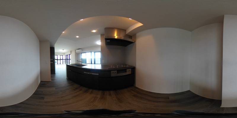 パノラマ画像キッチン