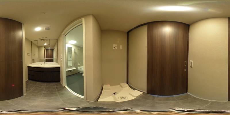 パノラマ画像洗面所