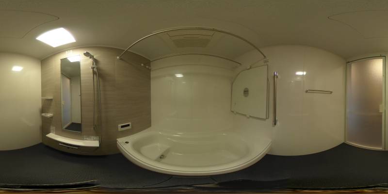 パノラマ画像バスルーム