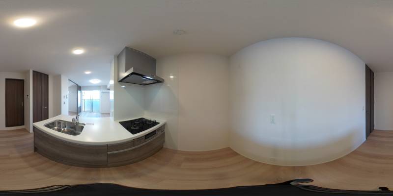 パノラマ画像キッチン