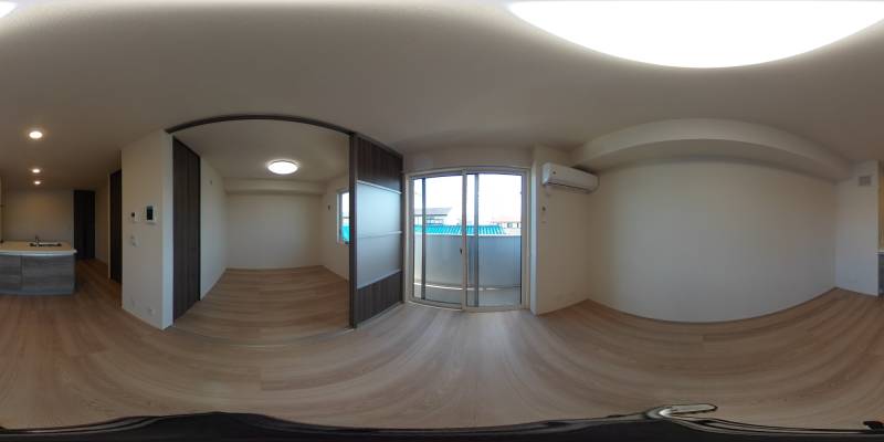 パノラマ画像リビング