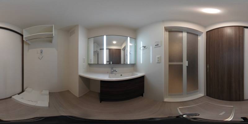 パノラマ画像洗面所