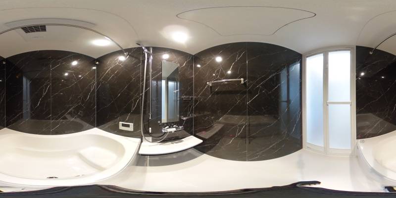 パノラマ画像バスルーム