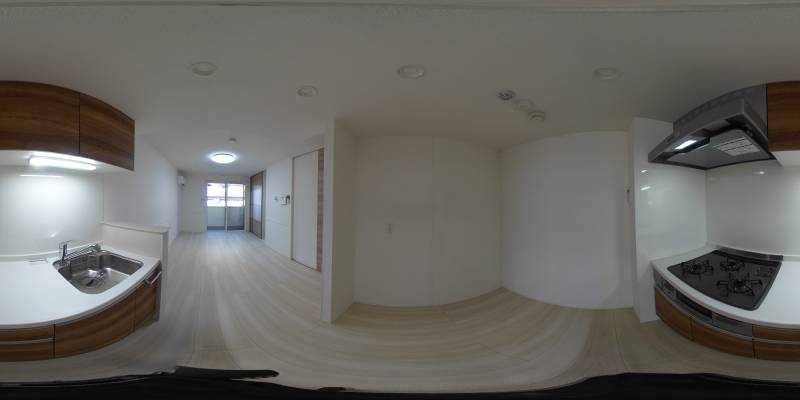 パノラマ画像キッチン