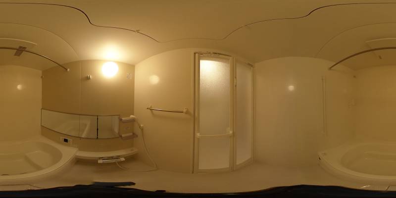 パノラマ画像バスルーム