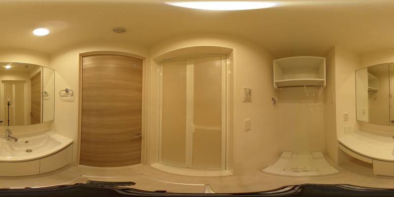 パノラマ画像洗面所