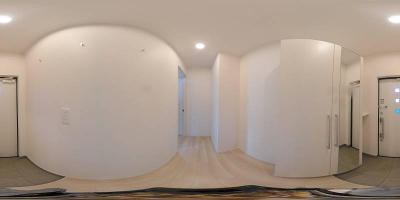 パノラマ画像玄関