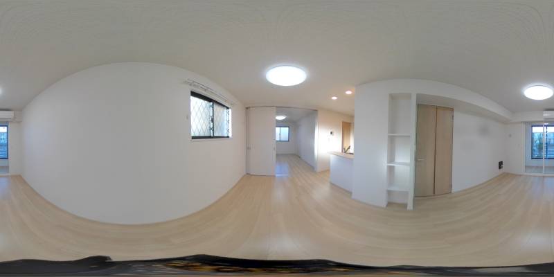 パノラマ画像リビング