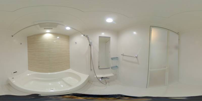 パノラマ画像バスルーム