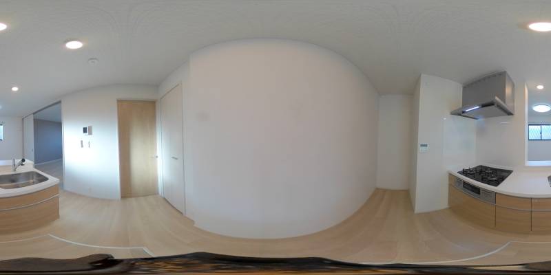 パノラマ画像キッチン