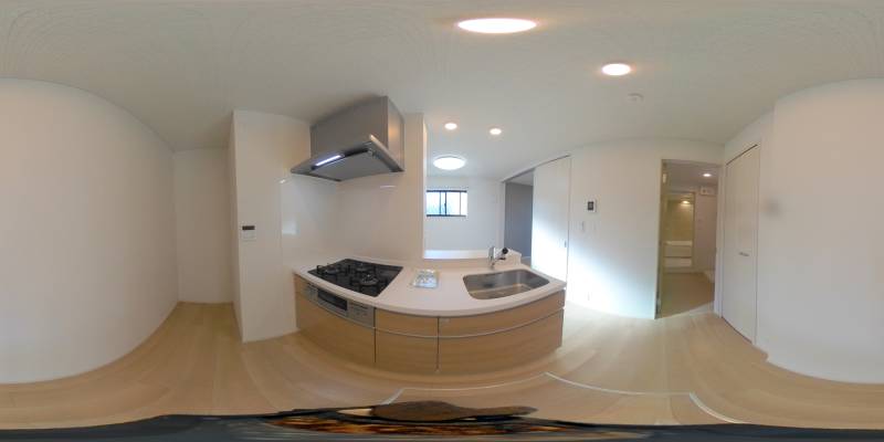 パノラマ画像キッチン