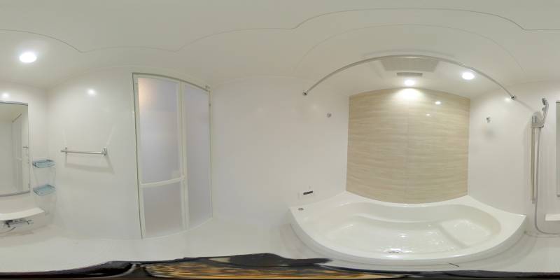 パノラマ画像バスルーム