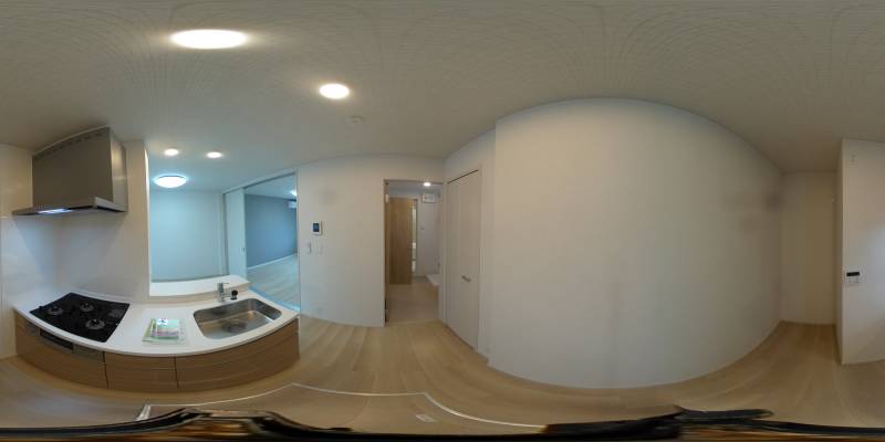 パノラマ画像キッチン