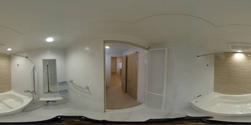 パノラマ画像バスルーム