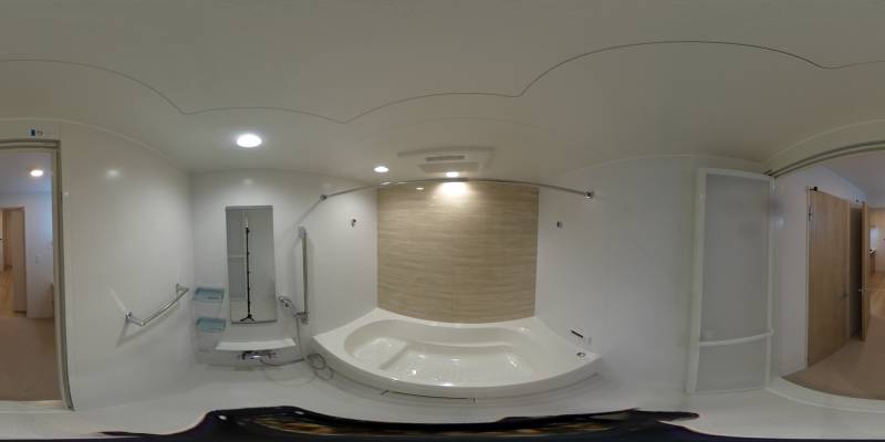 パノラマ画像バスルーム