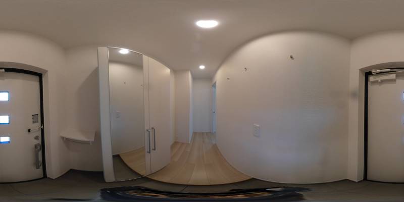 パノラマ画像玄関