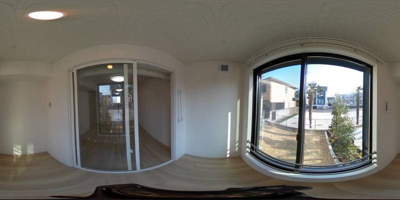 パノラマ画像バルコニー