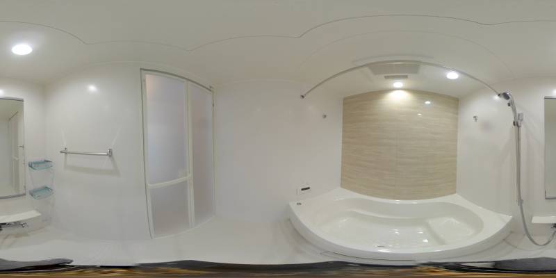 パノラマ画像バスルーム