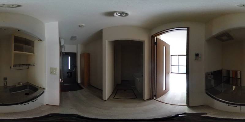 パノラマ画像キッチン