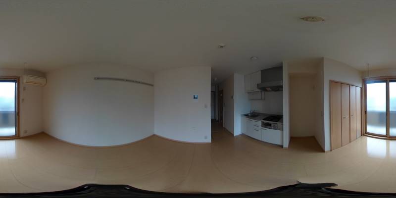 パノラマ画像洋室