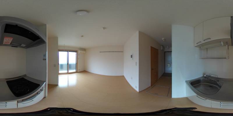 パノラマ画像キッチン