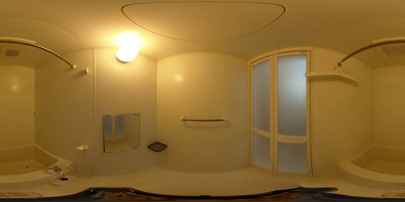 パノラマ画像バスルーム