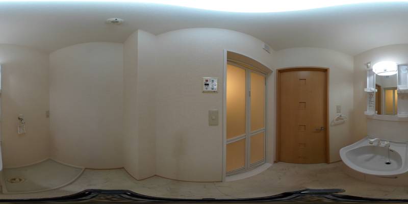 パノラマ画像洗面所