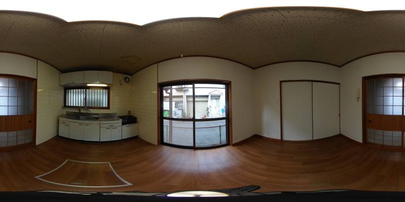 パノラマ画像キッチン