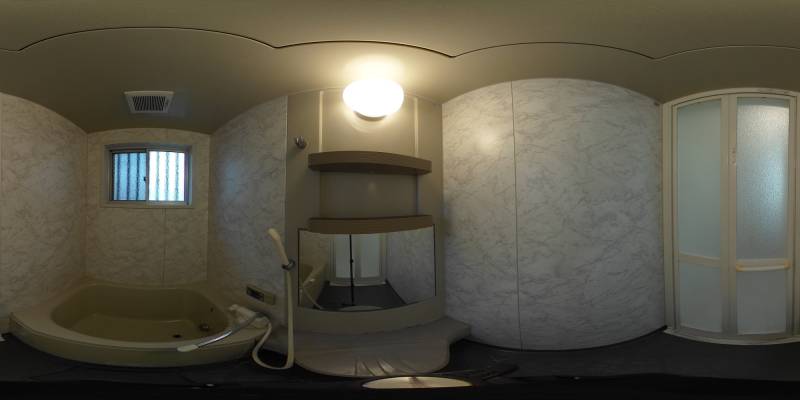 パノラマ画像バスルーム