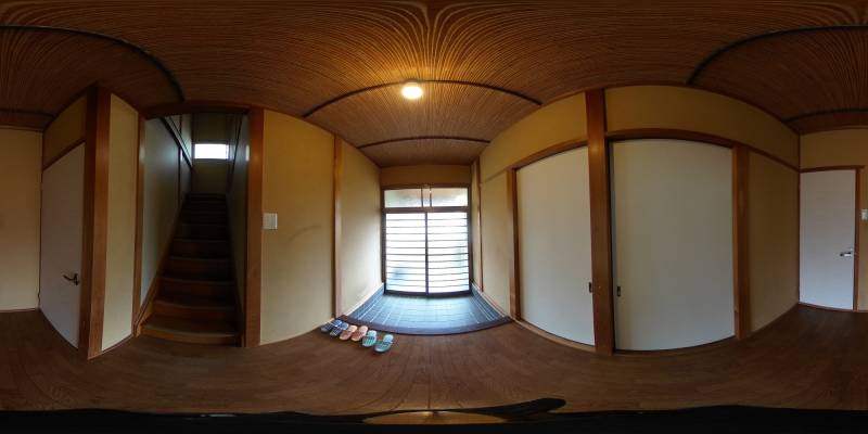 パノラマ画像玄関