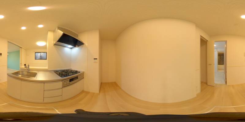 パノラマ画像キッチン
