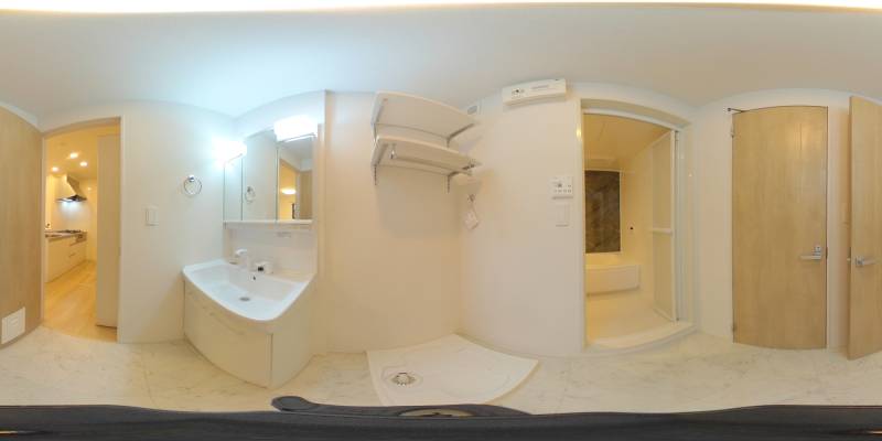 パノラマ画像洗面所