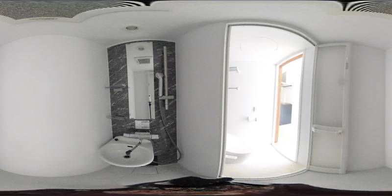 パノラマ画像バスルーム