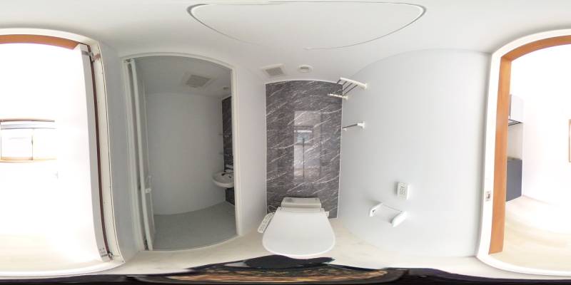 パノラマ画像バスルーム