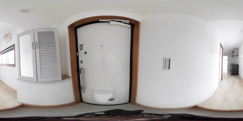 パノラマ画像玄関