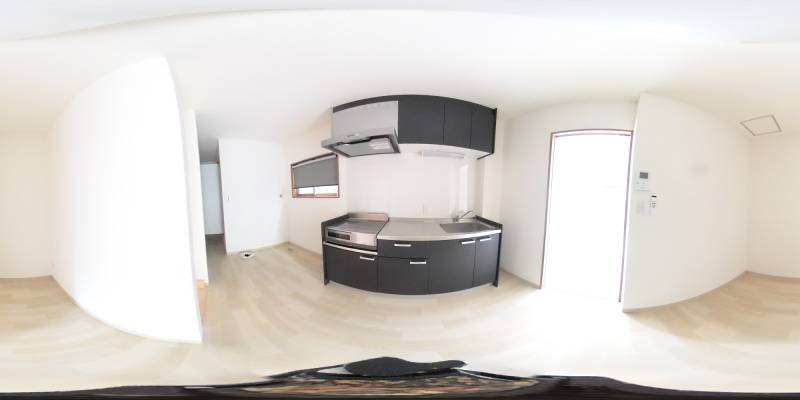 パノラマ画像キッチン