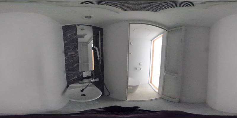 パノラマ画像バスルーム