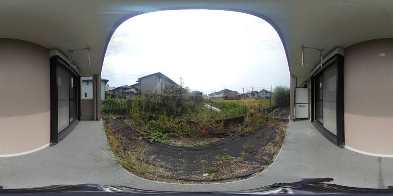 パノラマ画像庭