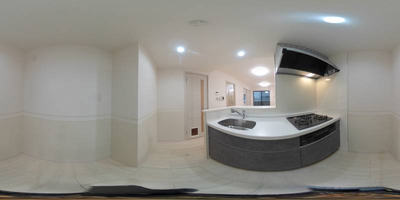 パノラマ画像キッチン