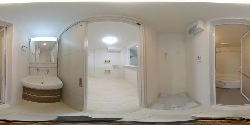 パノラマ画像洗面所