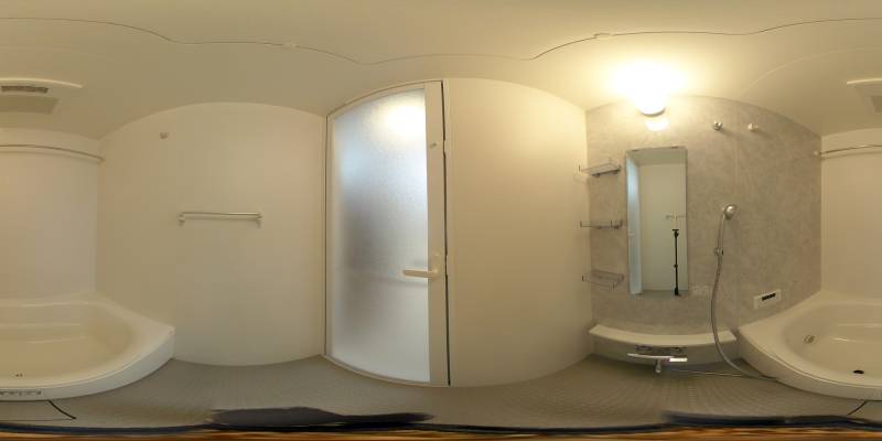 パノラマ画像バスルーム