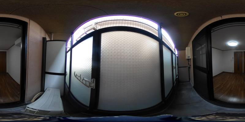 パノラマ画像バルコニー