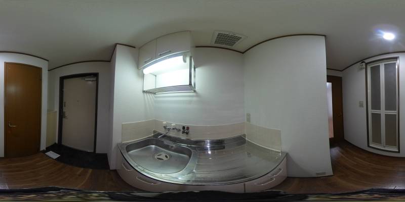 パノラマ画像キッチン