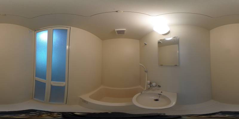 パノラマ画像バスルーム