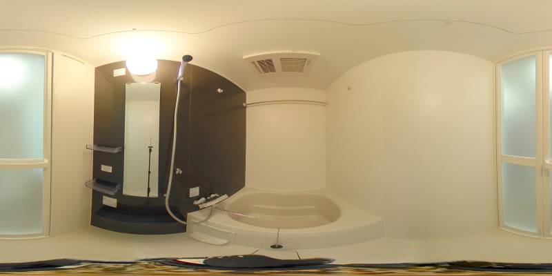 パノラマ画像バスルーム