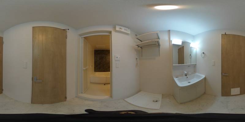 パノラマ画像洗面所