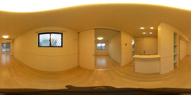 パノラマ画像リビング