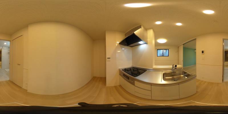 パノラマ画像キッチン