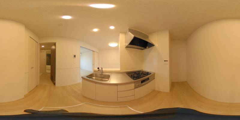 パノラマ画像キッチン