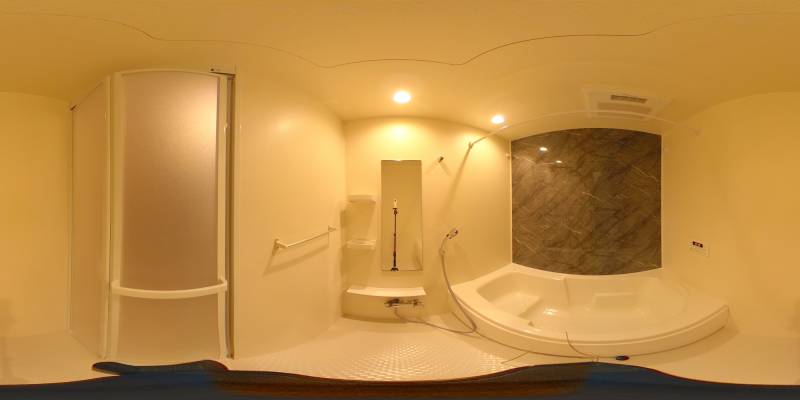 パノラマ画像バスルーム